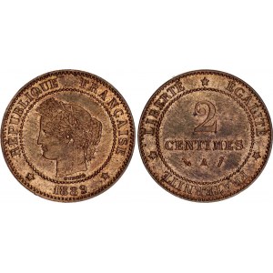 France 2 Centimes 1889 A