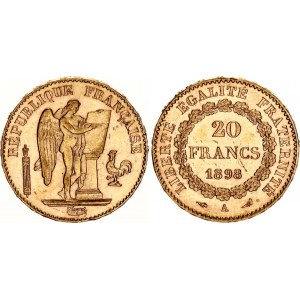 France 20 Francs 1898 A