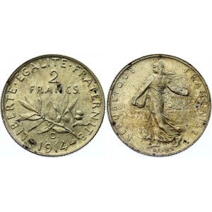 France 2 Francs 1914 C