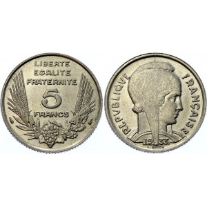 France 5 Francs 1933