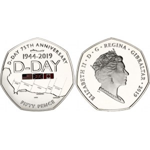 Gibraltar 50 Pence 2019