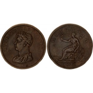 Ireland 1 Penny Token 1822