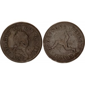 Isle of Man 1 Penny 1786