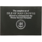 Isle of Man Pobjoy Proof Set of 4 Coins 1980 with Original Folder