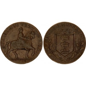 Great Britain Yorkshire 1/2 Penny Token 1791