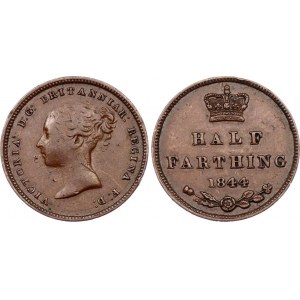 Great Britain 1/2 Farthing 1844