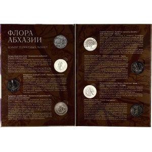 Georgia Abkhasia 2 x Set of 7 Coins 2020 Moscow mint