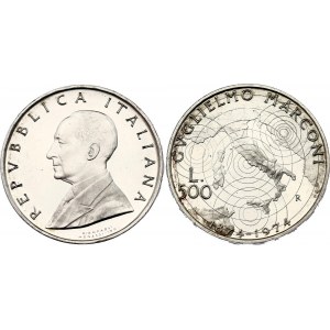 Italy 500 Lire 1974 R