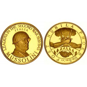 Italy Gold Medal Leaders in the WWII - Benito Mussolini 1939 - 1945 (ND)