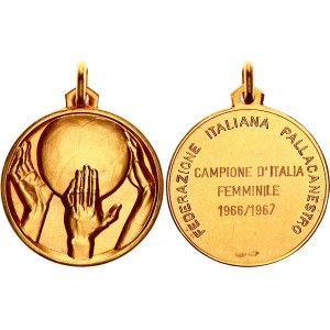 Italy Italian Basketball Federation Gold Medal Champions of Women Championship 1966/1967 1966 - 1967