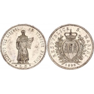 San Marino 5 Lire 1898 R