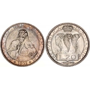 San Marino 20 Lire 1935 R
