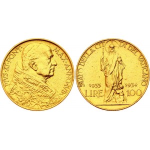 Vatican 100 Lire 1933 - 1934