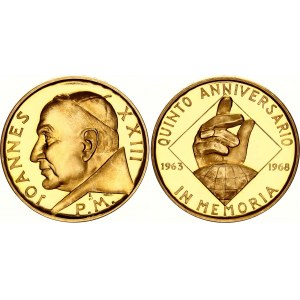 Vatican Gold Medal John XXIIII 1968