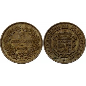 Luxembourg 2-1/2 Centimes 1908