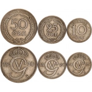 Sweden Lot of 3 Coins 1920 - 1940