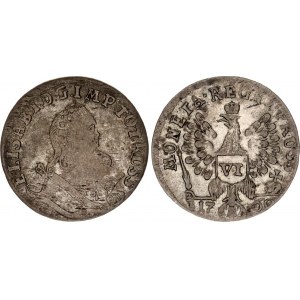 Russia - Prussia 6 Grosz 1760