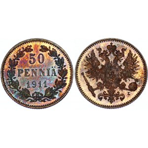 Russia - Finland 50 Pennia 1911 L