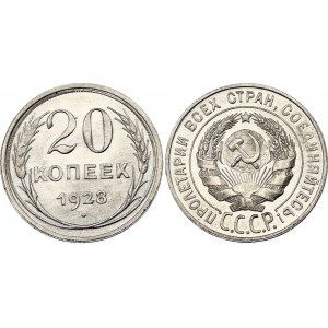 Russia - USSR 20 Kopeks 1928