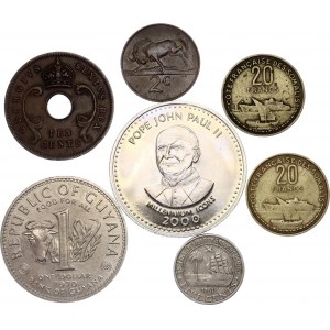 Africa Lot of 7 Coins 1952 - 2000