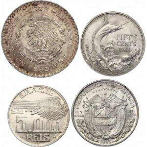 America Lot of 4 Silver Coins 1936 - 1966