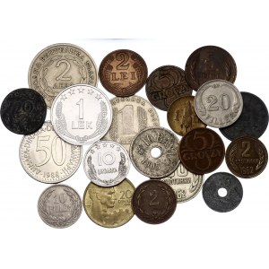 Europe Lot of 20 Coins 1894 - 1988