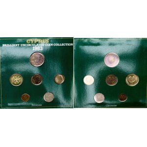 World 4 x Annual Mint Set 1967 - 1987