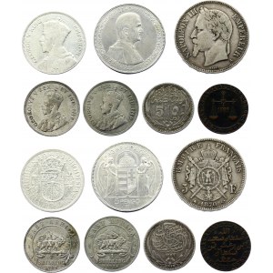 World Lot of 7 Coins 1870 - 1935