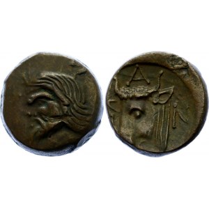 Ancient Greece Pantikapaion AE17 400 - 300 BC