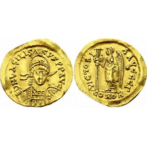Byzantium Solidus 475 - 476 AD Constantinople R