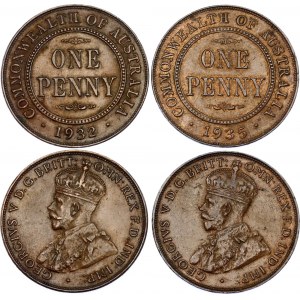 Australia 2 x 1 Penny 1932 - 1935