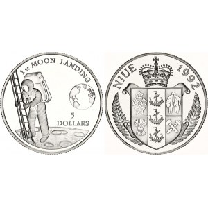 Niue 5 Dollars 1992