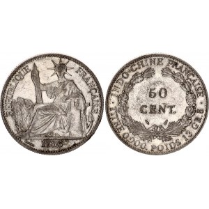 French Indochina 50 Centimes 1936