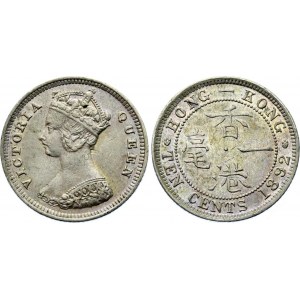 Hong Kong 10 Cents 1892