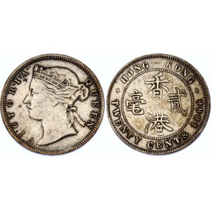 Hong Kong 20 Cents 1866