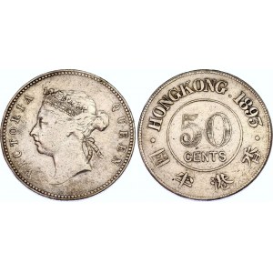Hong Kong 50 Cents 1893