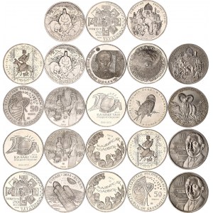 Kazakhstan Lot of 23 Coins 2009 - 2016
