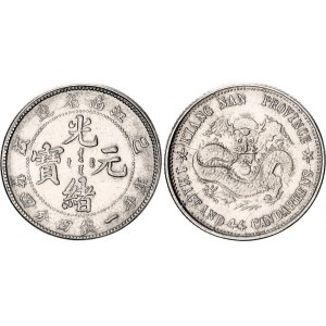 China Kiangnan 20 Cents 1899 (36) NGC AU