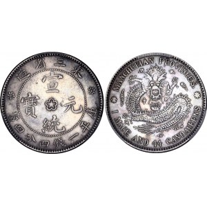 China Manchuria 20 Cents 1914 - 1915 (ND) PCGS AU