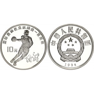 China Republic 10 Yuan 1994