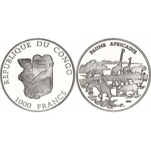 Congo 1000 Francs 2002