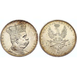 Eritrea 5 Lire / 1 Tallero 1891