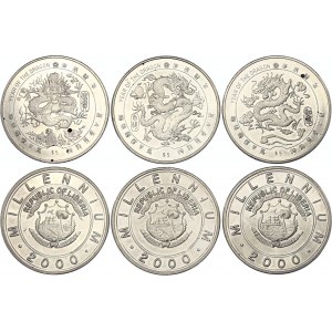 Liberia 3 x 5 Dollars 2000