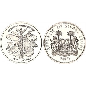 Sierra Leone 10 Dollars 2009