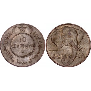 Somalia 10 Centesimi 1950 AH 1369