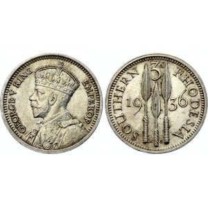 Southern Rhodesia 3 Pence 1936