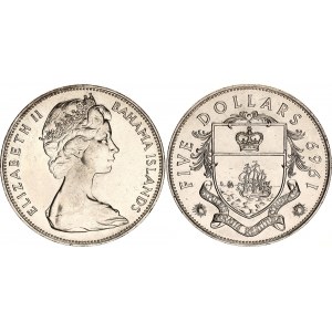 Bahamas 5 Dollars 1969