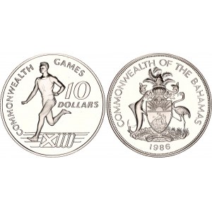 Bahamas 10 Dollars 1986
