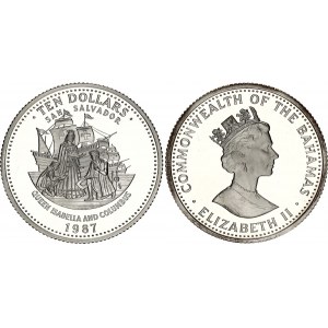 Bahamas 10 Dollars 1987