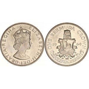Bermuda 1 Crown 1964